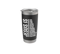 Jesus is My All My Everything My God Lord Savior Healer Stainless Steel Insulated Tumbler