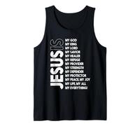 Jesus is My All My Everything My God My Lord My Savior Tank Top