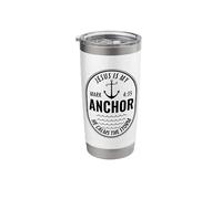Jesus is My Anchor Stainless Steel Insulated Tumbler