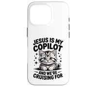 Jesus Is My Copilot We're Cruising for Cats Biblical Case for iPhone 16 Pro