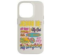 Jesus Is My Everything Retro Groovy Christian Best Friend Case for iPhone 14 Pro