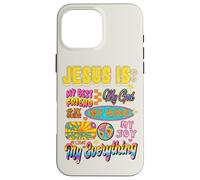 Jesus Is My Everything Retro Groovy Christian Best Friend Case for iPhone 16 Pro Max