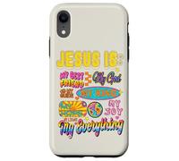Jesus Is My Everything Retro Groovy Christian Best Friend Case for iPhone XR