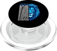 Jesus Is My God My King My Everything Lion Christian PopSockets PopGrip for MagSafe