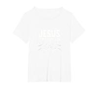 Jesus is My Homeboy Christian Men Faith Fist Bump T-Shirt, Women's Plus, White, 2X