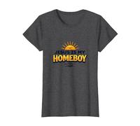 Jesus is My Homeboy Inspirational Christian Graphic, Jesus T-Shirt, Women, Dark Heather Grey, M