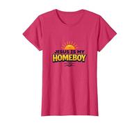 Jesus is My Homeboy Inspirational Christian Graphic, Jesus T-Shirt, Women, Red Heather, XL