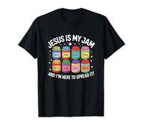 Jesus is My Jam and I Am Here to Spread It Christian Bible T-Shirt