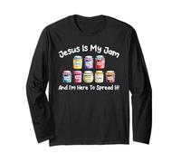 Jesus is My Jam and Im Here to Spread Christian Bible Verse Long Sleeve T-Shirt