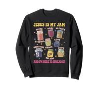 Jesus Is My Jam And Im Here To Spread Christian Bible Verse Sweatshirt