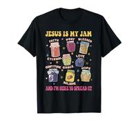 Jesus is My Jam and Im Here to Spread Christian Bible Verse T-Shirt