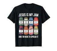Jesus is My Jam and Im Here to Spread Christian Bible Verse T-Shirt
