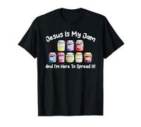 Jesus is My Jam and Im Here to Spread Christian Bible Verse T-Shirt
