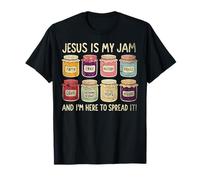 Jesus is My Jam and Im Here to Spread Christian Bible Verse T-Shirt