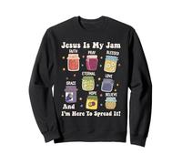 Jesus Is My Jam And I'm Here To Spread It Christian Bible Sweatshirt