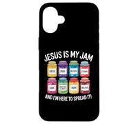 Jesus Is My Jam and I'm Here To Spread It Christian Case for iPhone 16 Plus