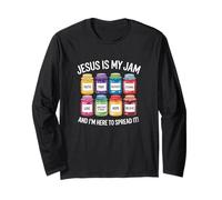Jesus is My Jam and I'm Here to Spread It Christian Long Sleeve T-Shirt