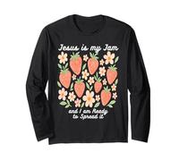 Jesus is My Jam and I'm Here to Spread It Christian Long Sleeve T-Shirt