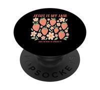 Jesus Is My Jam And I'm Here To Spread It Christian PopSockets Adhesive PopGrip