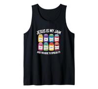 Jesus is My Jam and I'm Here to Spread It Christian Tank Top