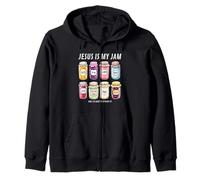 Jesus Is My Jam And I'm Here To Spread It Christian Zip Hoodie