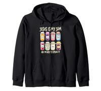 Jesus Is My Jam And I'm Here To Spread It Christian Zip Hoodie