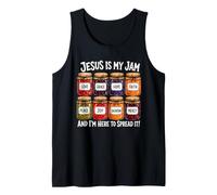 Jesus is My Jam and I'm Here to Spread It Funny Christian Tank Top