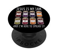 Jesus Is My Jam And I'm Here To Spread It PopSockets Adhesive PopGrip