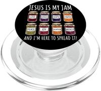 Jesus Is My Jam And I'm Here To Spread It PopSockets PopGrip for MagSafe