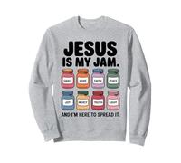 Jesus Is My Jam And I'm Here To Spread It Sweatshirt