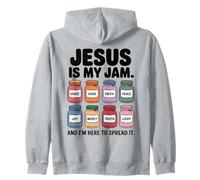 Jesus Is My Jam And I'm Here To Spread It Zip Hoodie