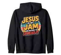Jesus Is My Jam And I'm Here To Spread It Zip Hoodie