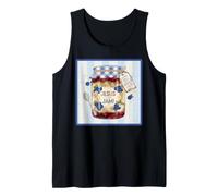 Jesus is My Jam Blueberry Christian Faith Mason Jar Tank Top