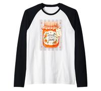 Jesus is My Jam Christian Pun Apricot Bottle Faith Humor Raglan Baseball Tee