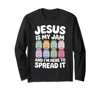 Jesus is My Jam Cute Kawaii Christian Long Sleeve T-Shirt