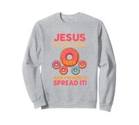 Jesus Is My Jam Donut Faith Pray Love Hope Shirt Sweatshirt