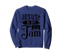 Jesus Is My Jam - Encouraging Bible Verse Christian Faith Sweatshirt