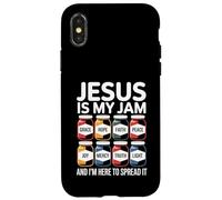 Jesus Is My Jam Grace Hope Faith Peace Joy Case for iPhone X/XS