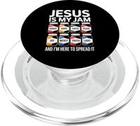 Jesus Is My Jam Grace Hope Faith Peace Joy PopSockets PopGrip for MagSafe