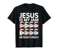 Jesus is My Jam Grace Hope Faith Peace Joy T-Shirt