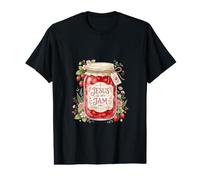 Jesus is My Jam Strawberry Christian Faith God Worship Value Graphic T-Shirt