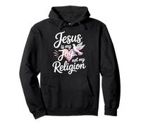 Jesus Is My Joy Not My Religion Christian Faith Pullover Hoodie