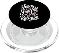 Jesus Is My Joy Not My Religion Christian PopSockets PopGrip for MagSafe