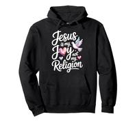 Jesus Is My Joy Not My Religion Christian Pullover Hoodie