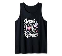 Jesus is My Joy Not My Religion Christian Tank Top
