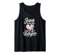 Jesus is My Joy Not My Religion Christian Tank Top
