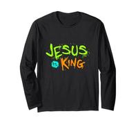 Jesus is My King - Bible True Story of Christ God Long Sleeve T-Shirt