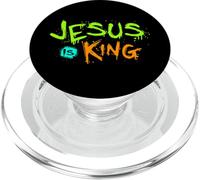 Jesus is my King - Bible True Story of Christ God PopSockets PopGrip for MagSafe