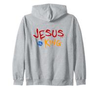Jesus is my King - Bible True Story of Christ God Zip Hoodie