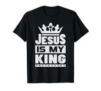 Jesus is My King - Bold Faith and Strength Design T-Shirt